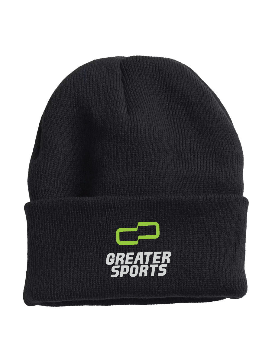 GS - Flip Cuff Beanie - Embroidered Logo - OSFA