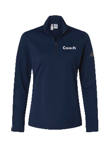 GymZone Adidas Women's Lightweight Quarter-Zip Pullover  - Printed Logo