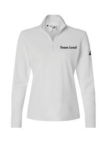 GymZone Adidas Women's Lightweight Quarter-Zip Pullover  - Printed Logo