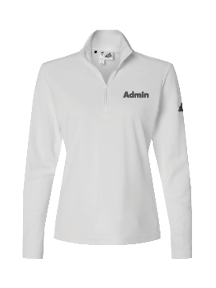 GymZone Adidas Women's Lightweight Quarter-Zip Pullover  - Printed Logo