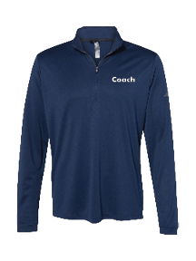 GymZone Adidas Men's Lightweight Quarter-Zip Pullover - Printed Logo