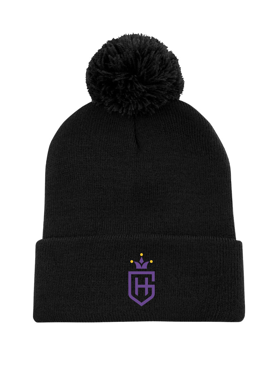 HÉLÈNE-GRAVEL - Pom Pom Toque - Embroidered Logo