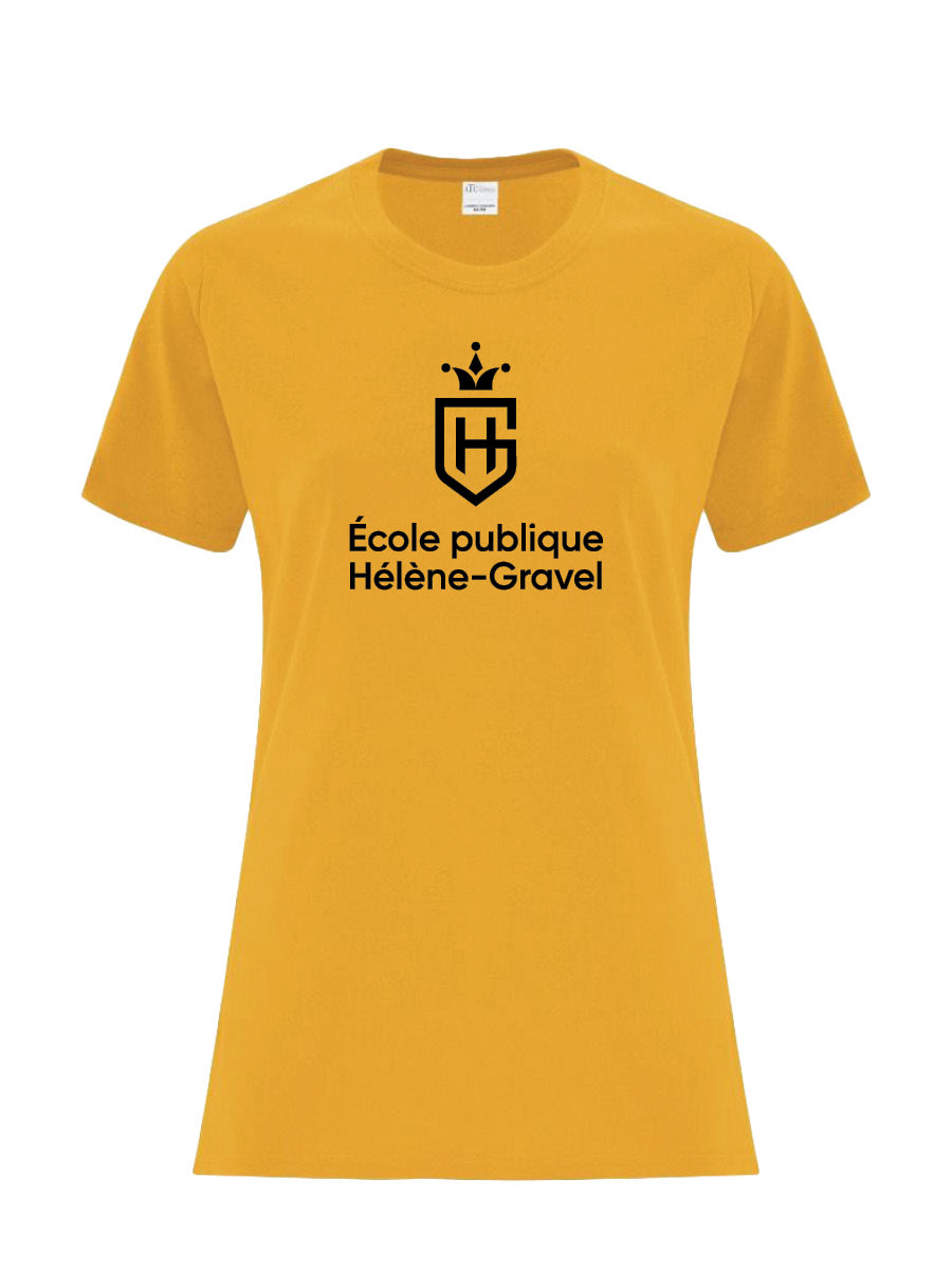 HÉLÈNE-GRAVEL - Cotton T-Shirt - Printed Logo