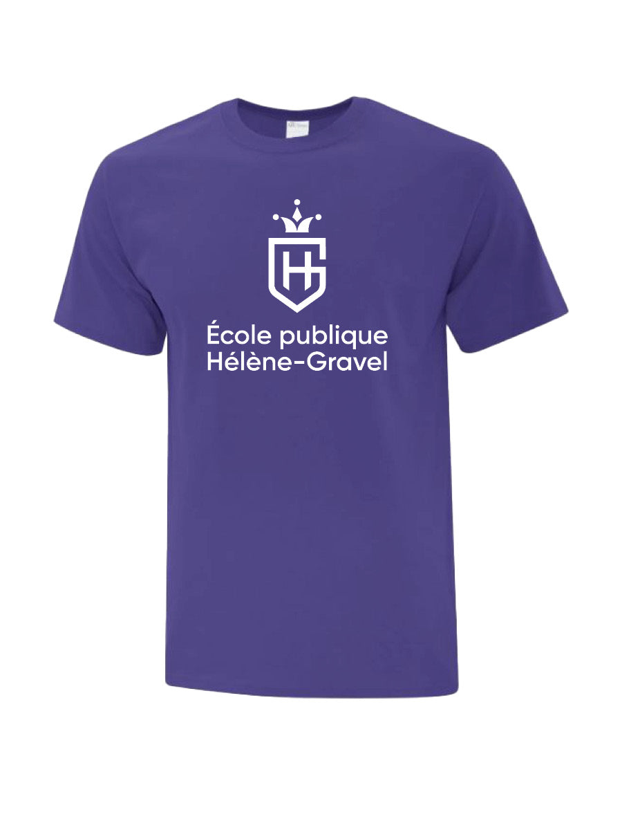 HÉLÈNE-GRAVEL - Cotton T-Shirt - Printed Logo