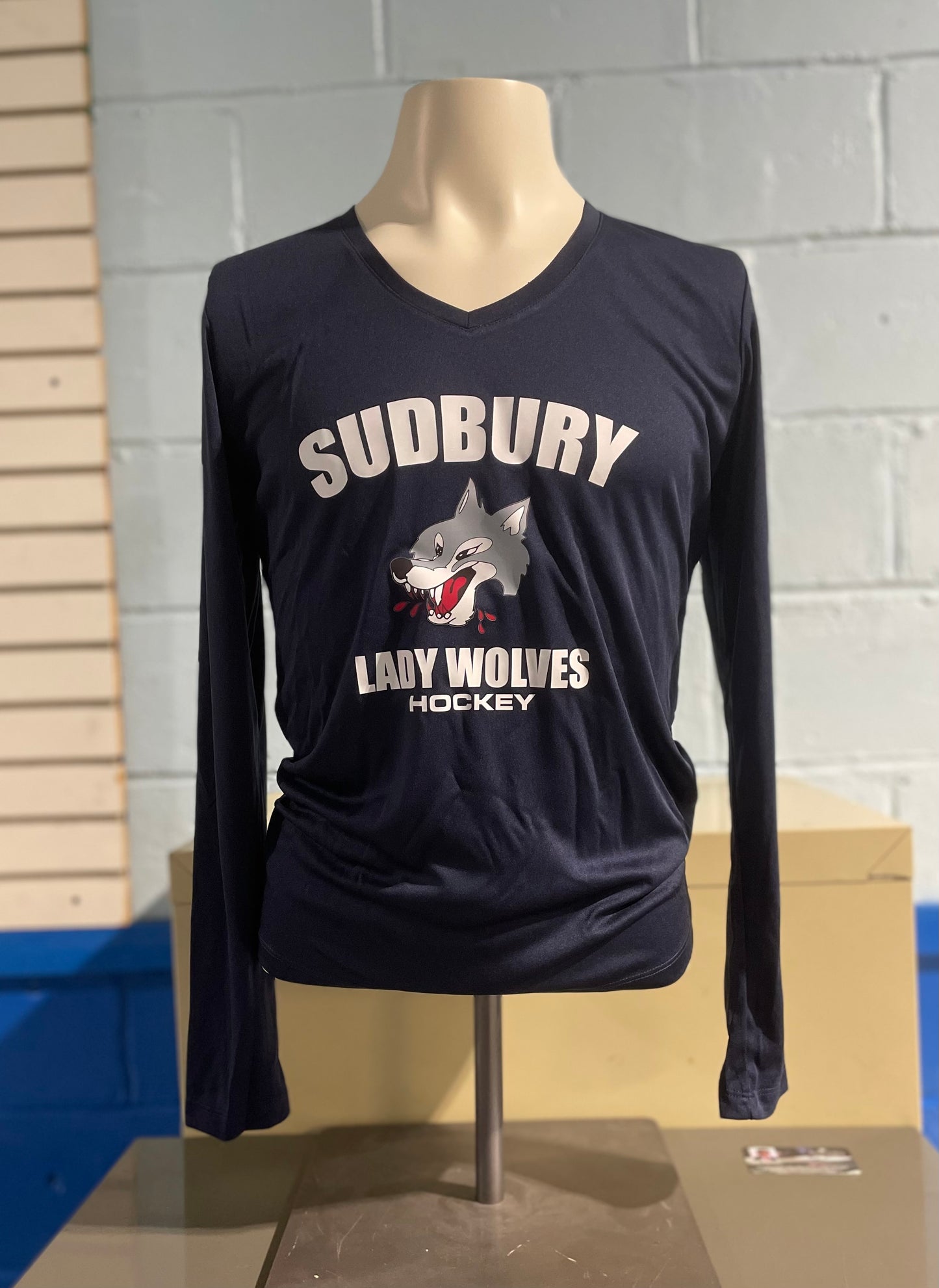 Lady Wolves Navy Women's Long Sleeve