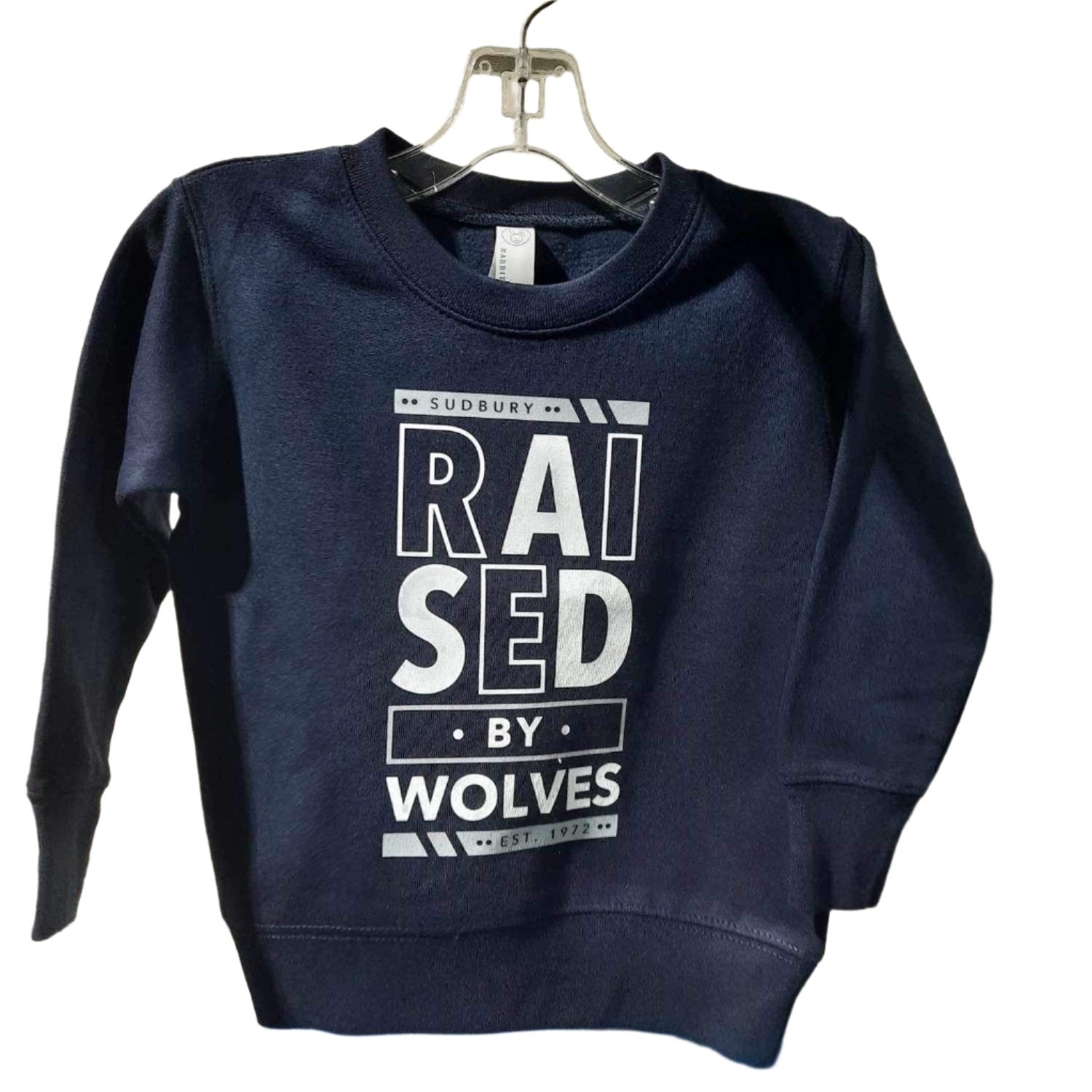 Wolves Navy Toddler Crewneck