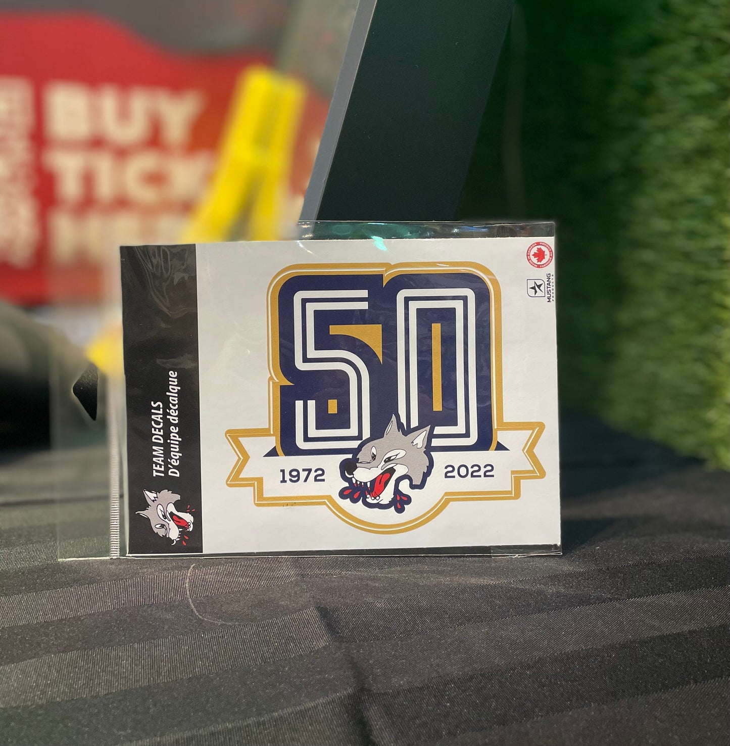 Wolves 50th Anniversary Decal