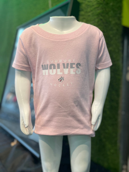 Wolves Pink Toddler T-Shirt