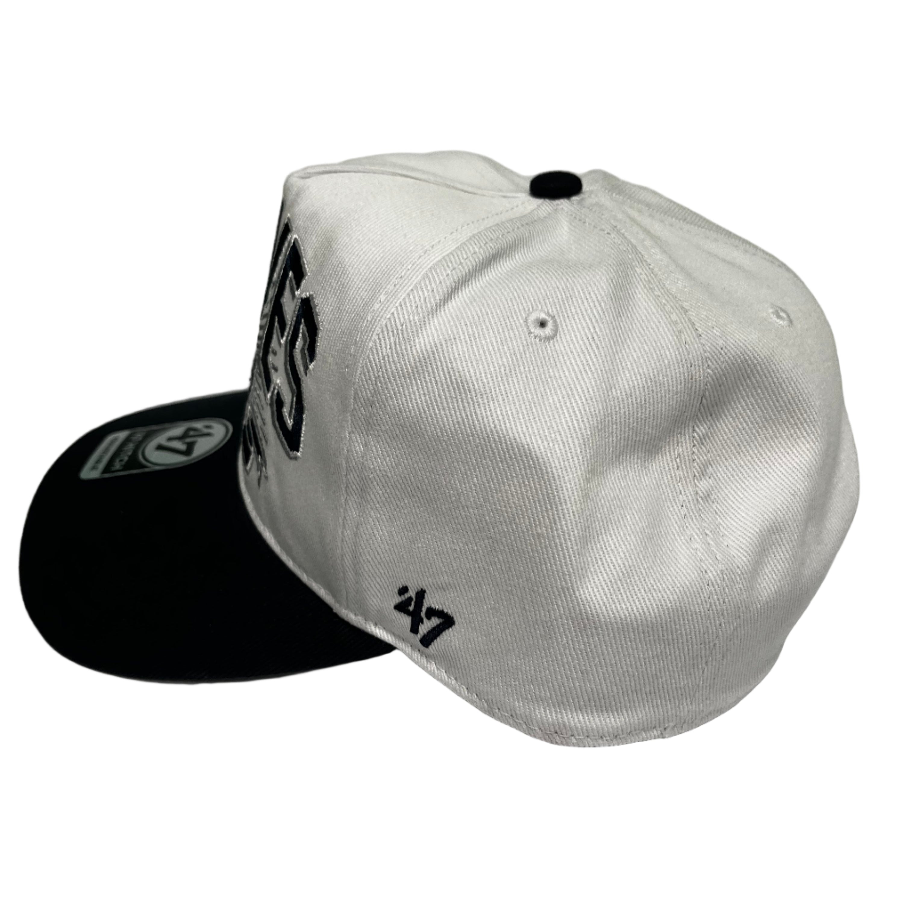 Wolves 47 Hitch White / Navy Hat – Greater Sports Apparel