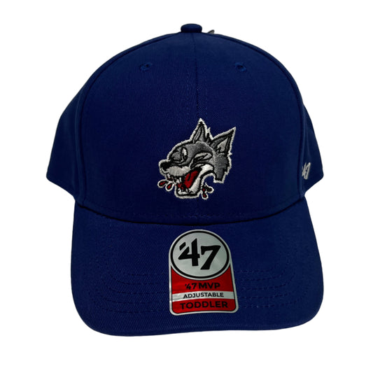 Wolves Toddler 47 Blue Hat