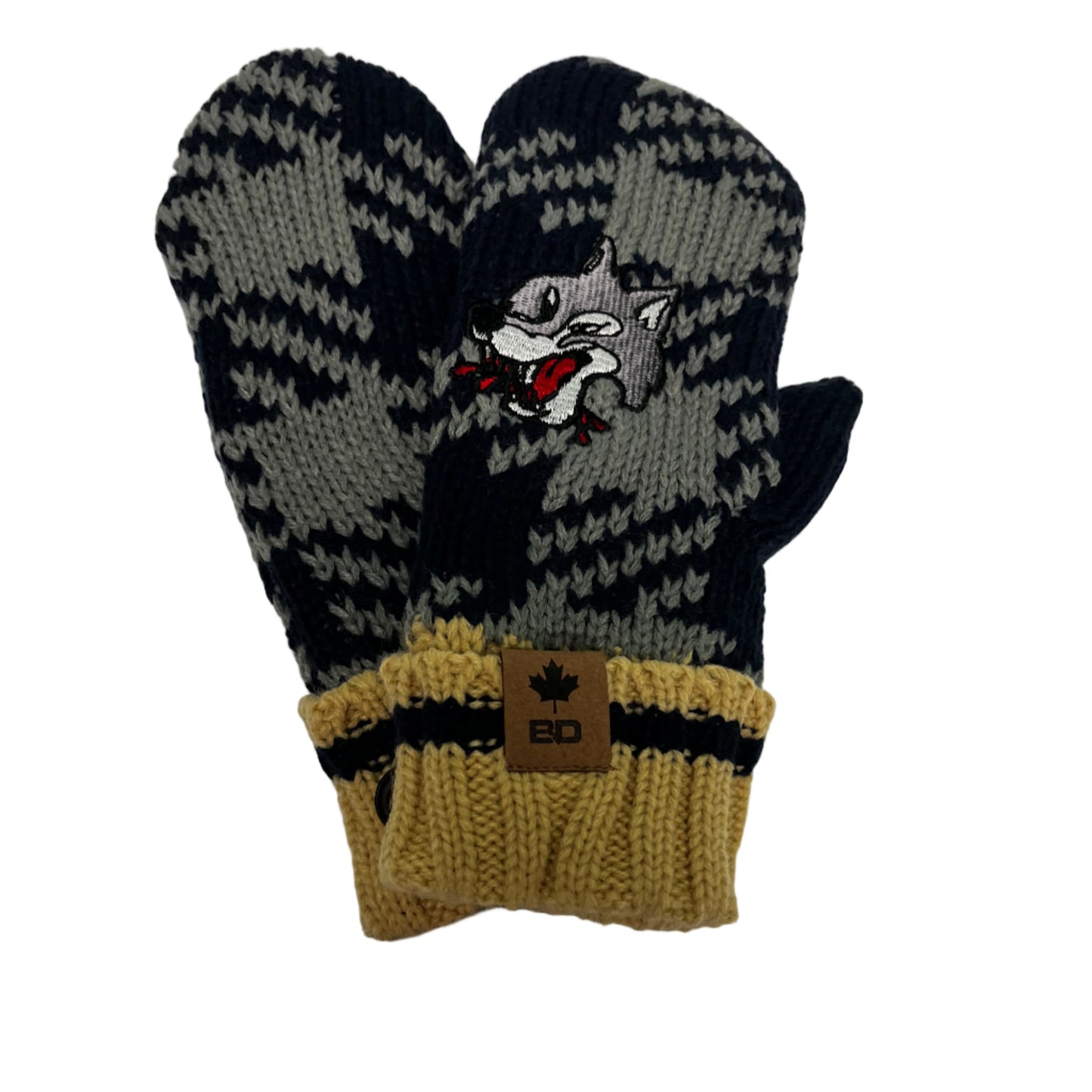Wolves Bardown Plaid is Rad Mittens