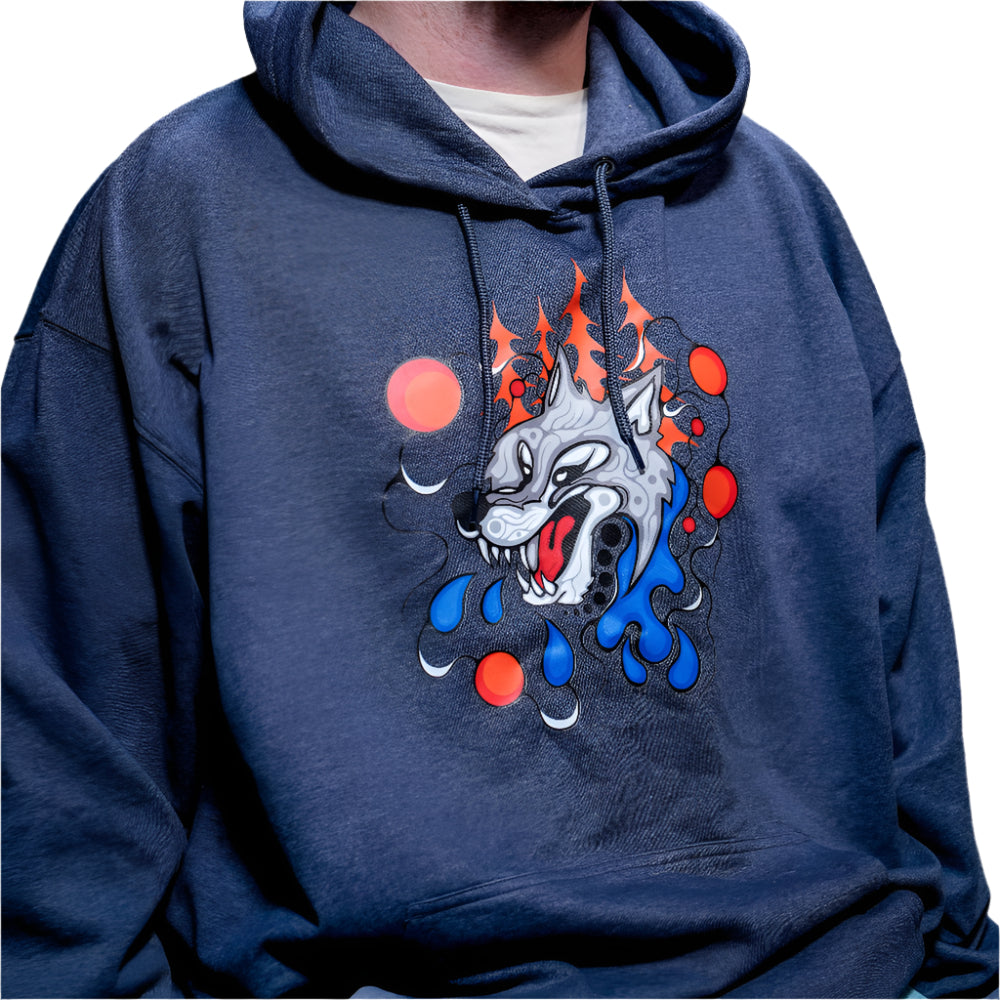 Wolves Indigenous 2025 Navy Hoodie PREORDER