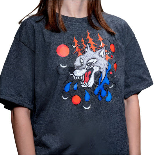 Wolves Indigenous Grey T-Shirt PREORDER