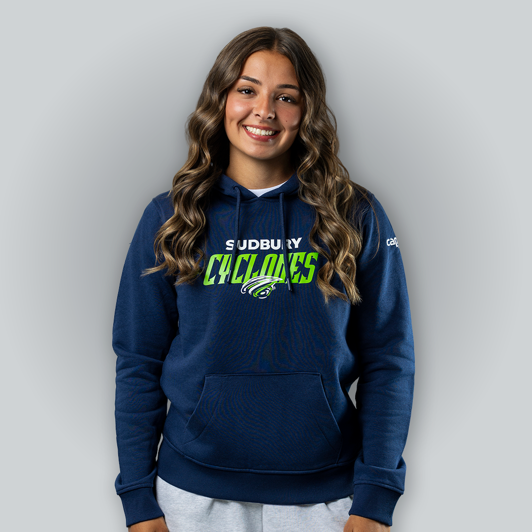 Cyclones Capelli Navy Ladies Fleece Hoodie