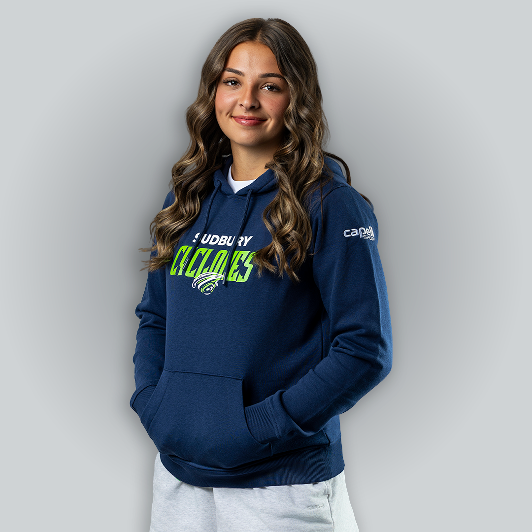 Cyclones Capelli Navy Ladies Fleece Hoodie