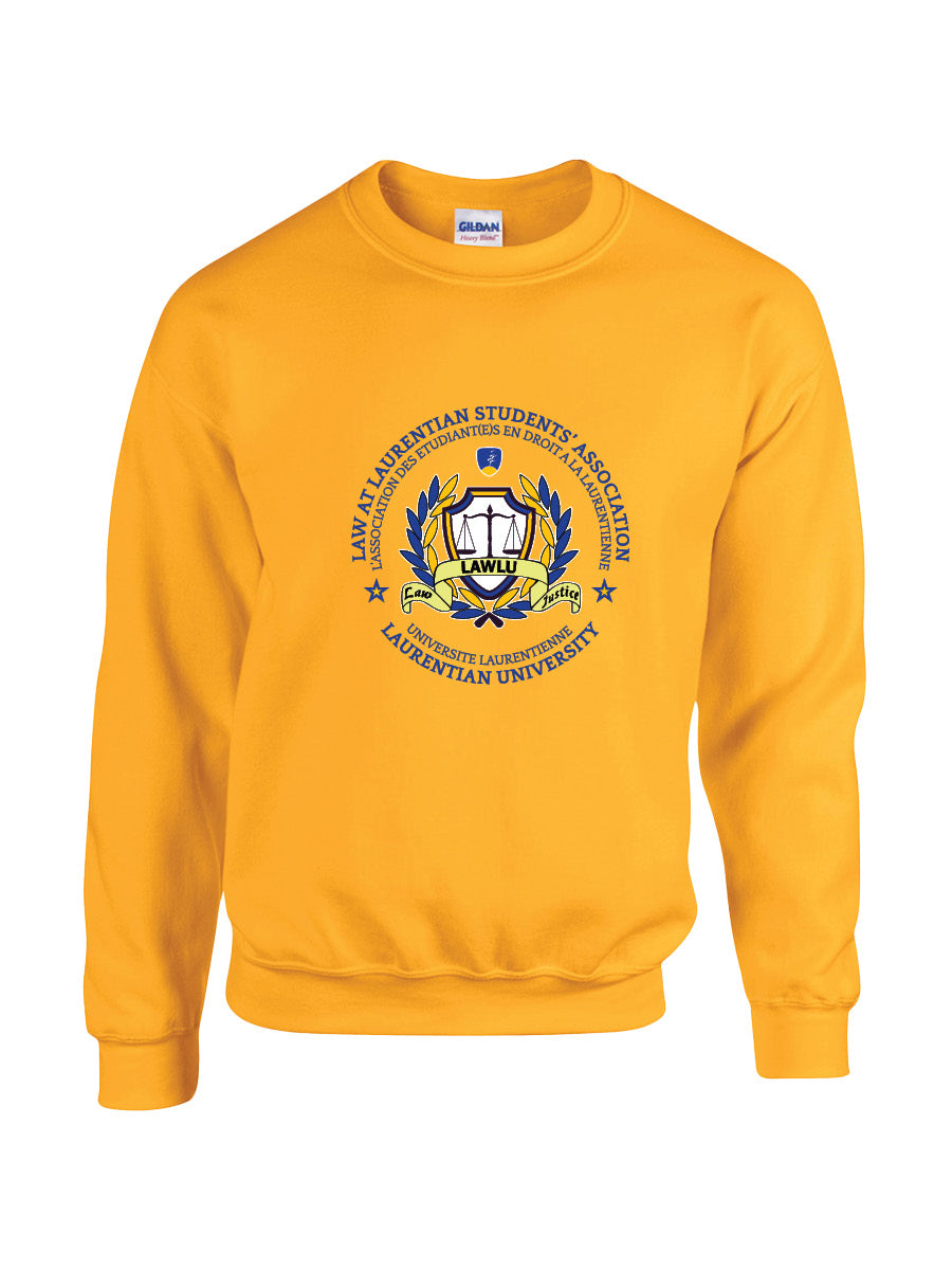 LAWLU - Coat of Arms Crewneck - Printed Logo