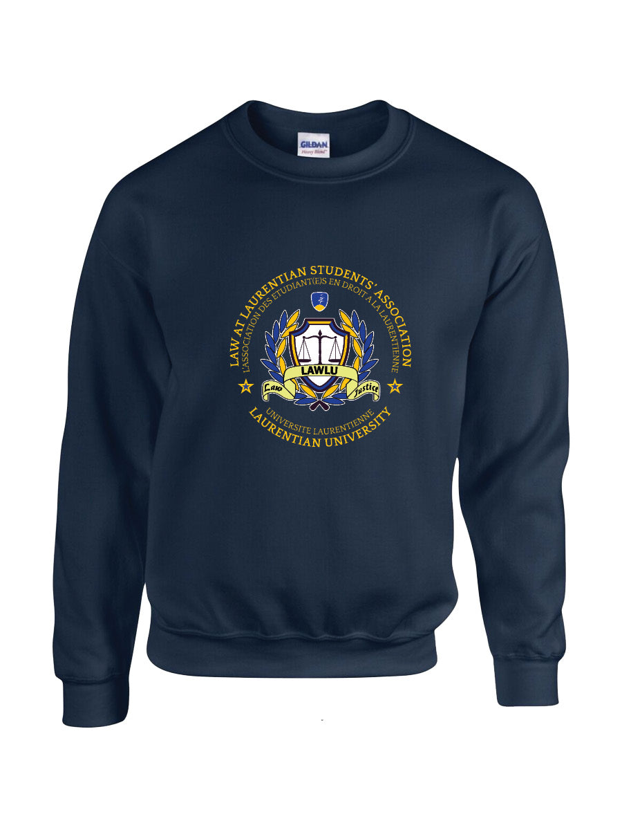 LAWLU - Coat of Arms Crewneck - Printed Logo