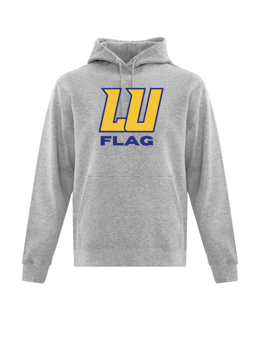 FLAG - Hoodie Athletic Heather - Printed Logo