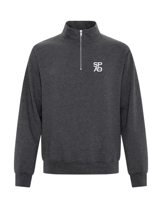 SPAD - Quarter Zip Dark Heather