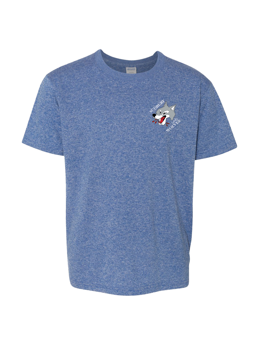 LADY WOLVES - Left Chest Logo Cotton T-Shirt