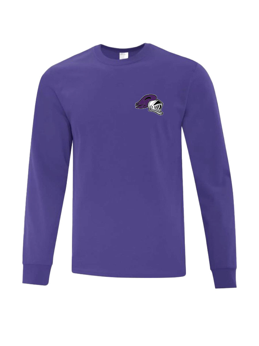 Lo-Ellen Park Secondary School Long Sleeve Purple - Printed Logo