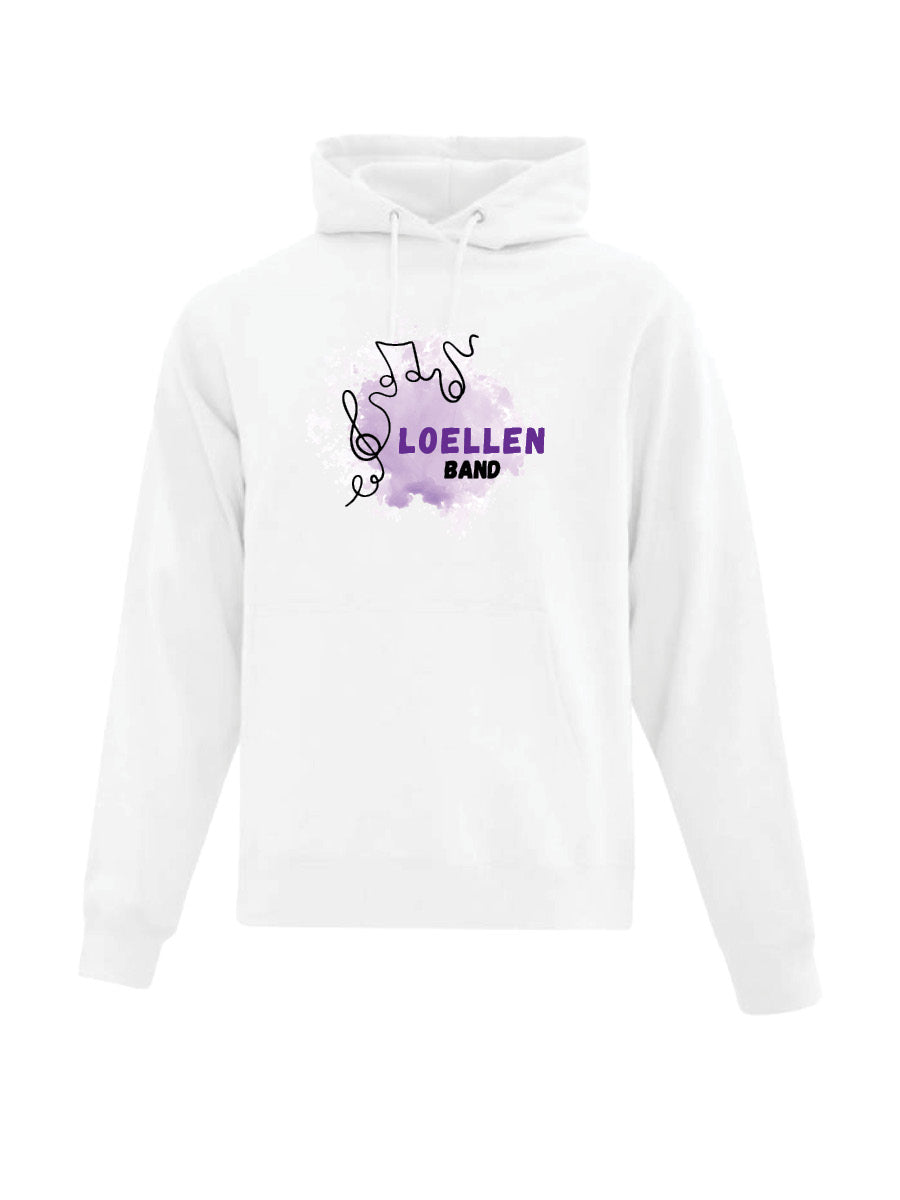 Lo-Ellen Park Secondary School Watercolor Band Hoodie - Printed Logo