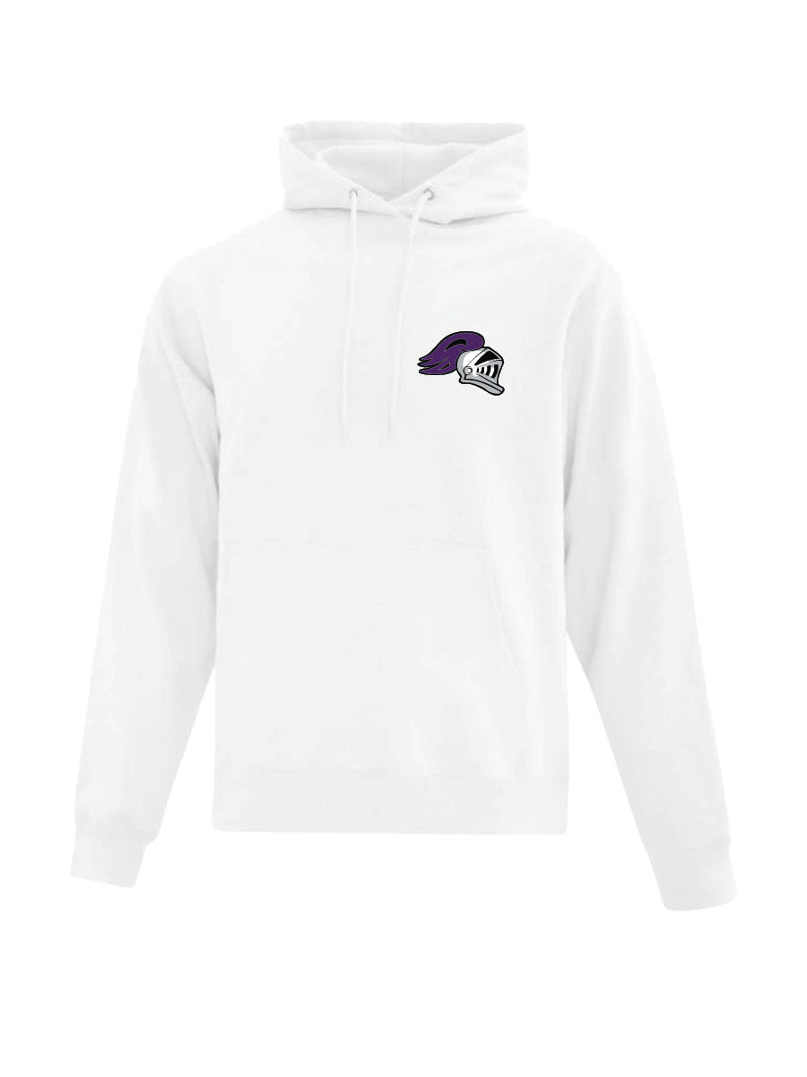 Lo-Ellen Park Secondary School Hoodie White - Embroidered Logo