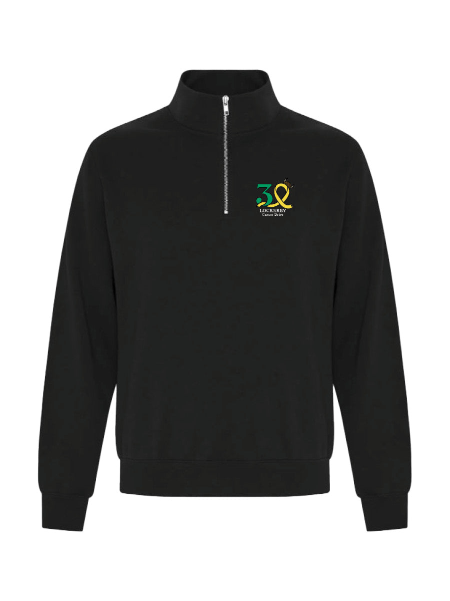 LOCKERBY CD - Quarter Zip - Printed Logo