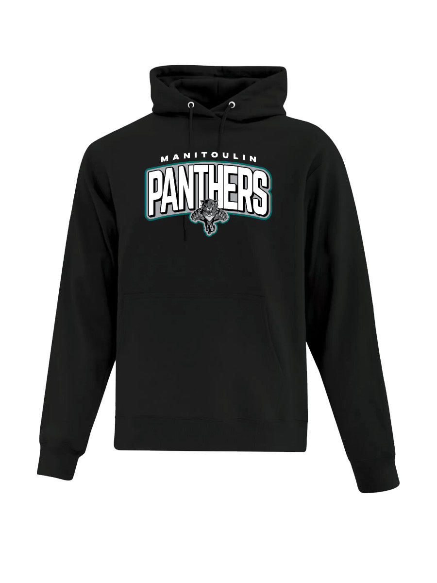 LADY PANTHERS - Manitoulin Panther Patch Hoodie - Embroidered Logo