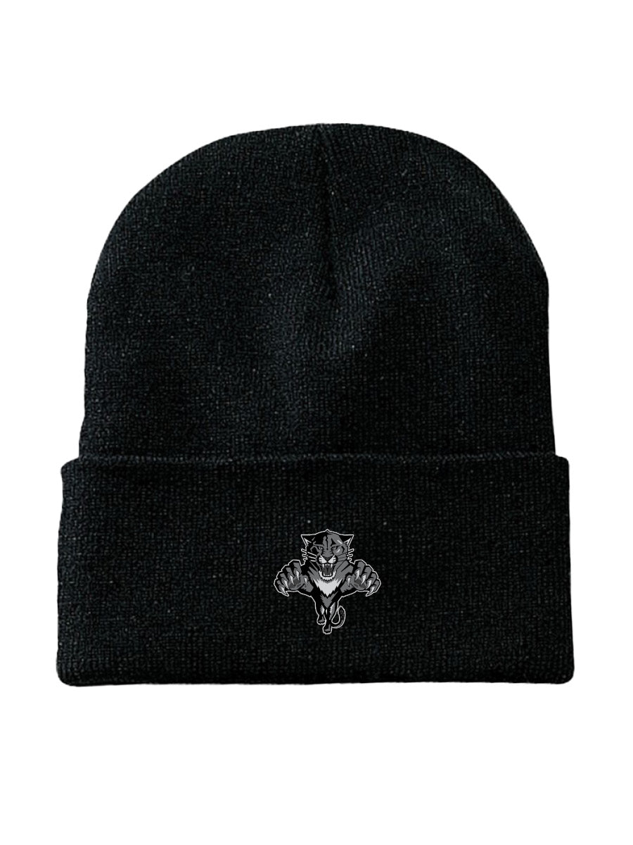 PANTHERS - Flip Cuff Beanie - Embroidered Logo