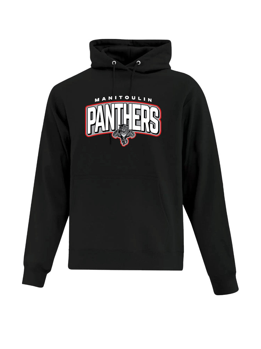 PANTHERS - Manitoulin Panther Patch Hoodie - Embroidered Logo