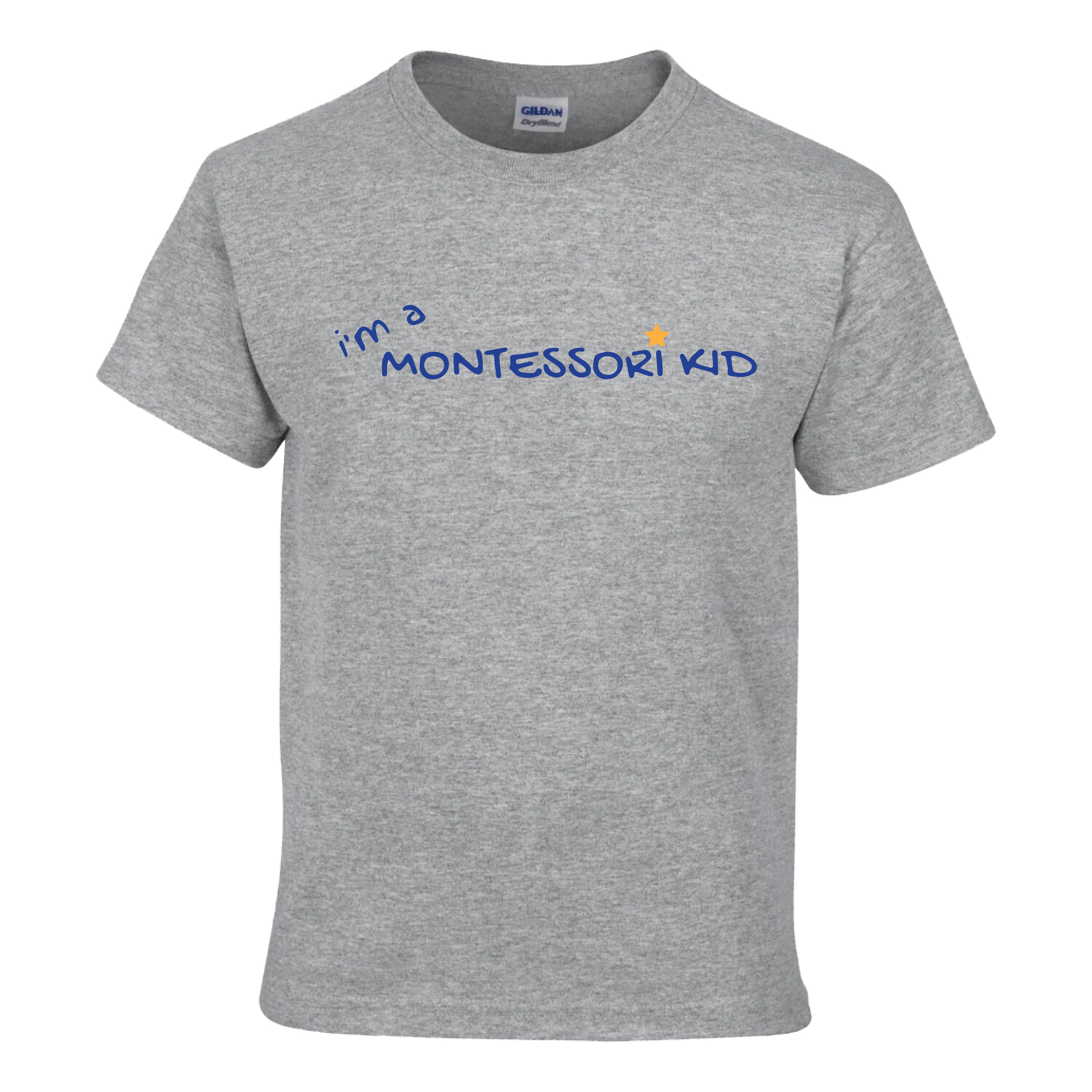 MONTESSORI - I'm a Montessori Kid T-Shirt - Printed Logo