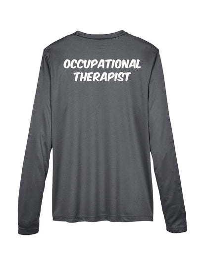 OT – Ladies Long Sleeve DriFit Shirt – Grey