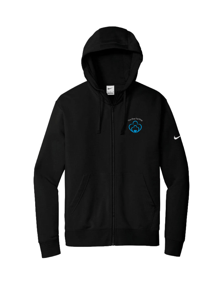 ONE TOT – Nike Full Zip Hoodie - Embroidered Logo