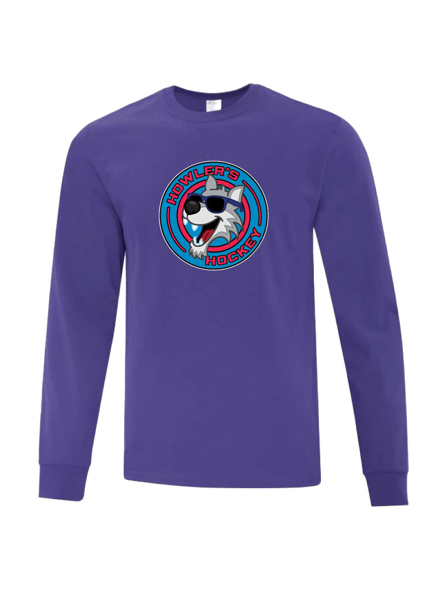 Howler's Hockey - Cotton Long Sleeve - Printed Logo