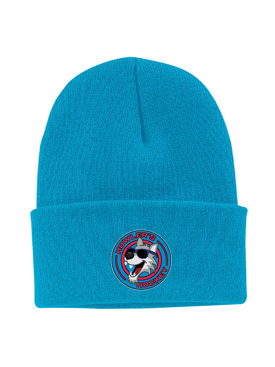 Howler's Hockey - Flip Cuff Beanie - Embroidered Patch Logo - OSFA