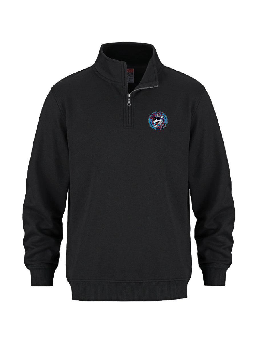 Howler's Hockey - Quarter Zip - Embroidered Patch Logo