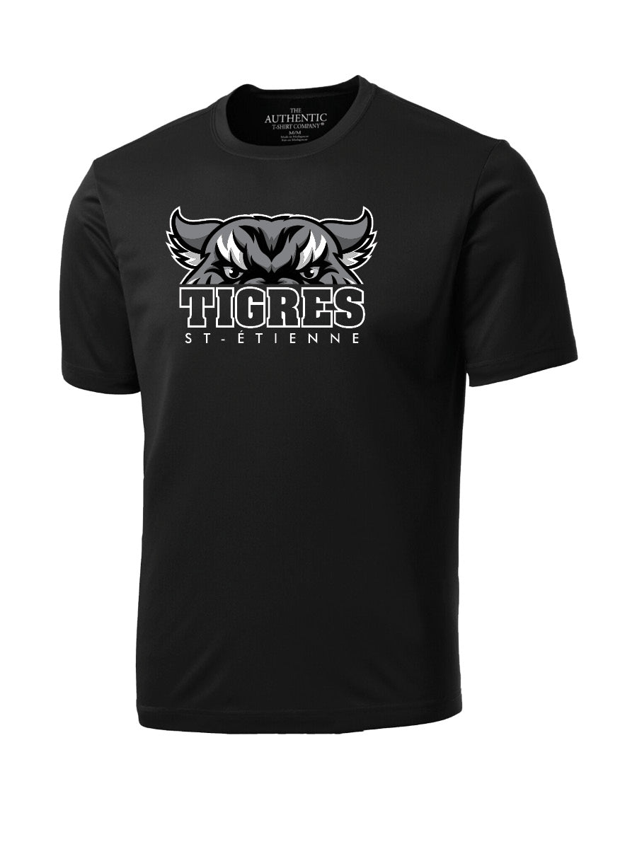 ST-ETIENNE - Black DriFit T-Shirt - Printed Logo