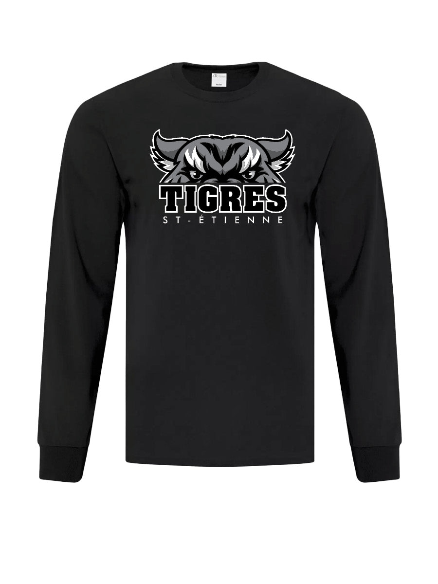 ST-ETIENNE - Cotton Long Sleeve B&W - Printed Logo