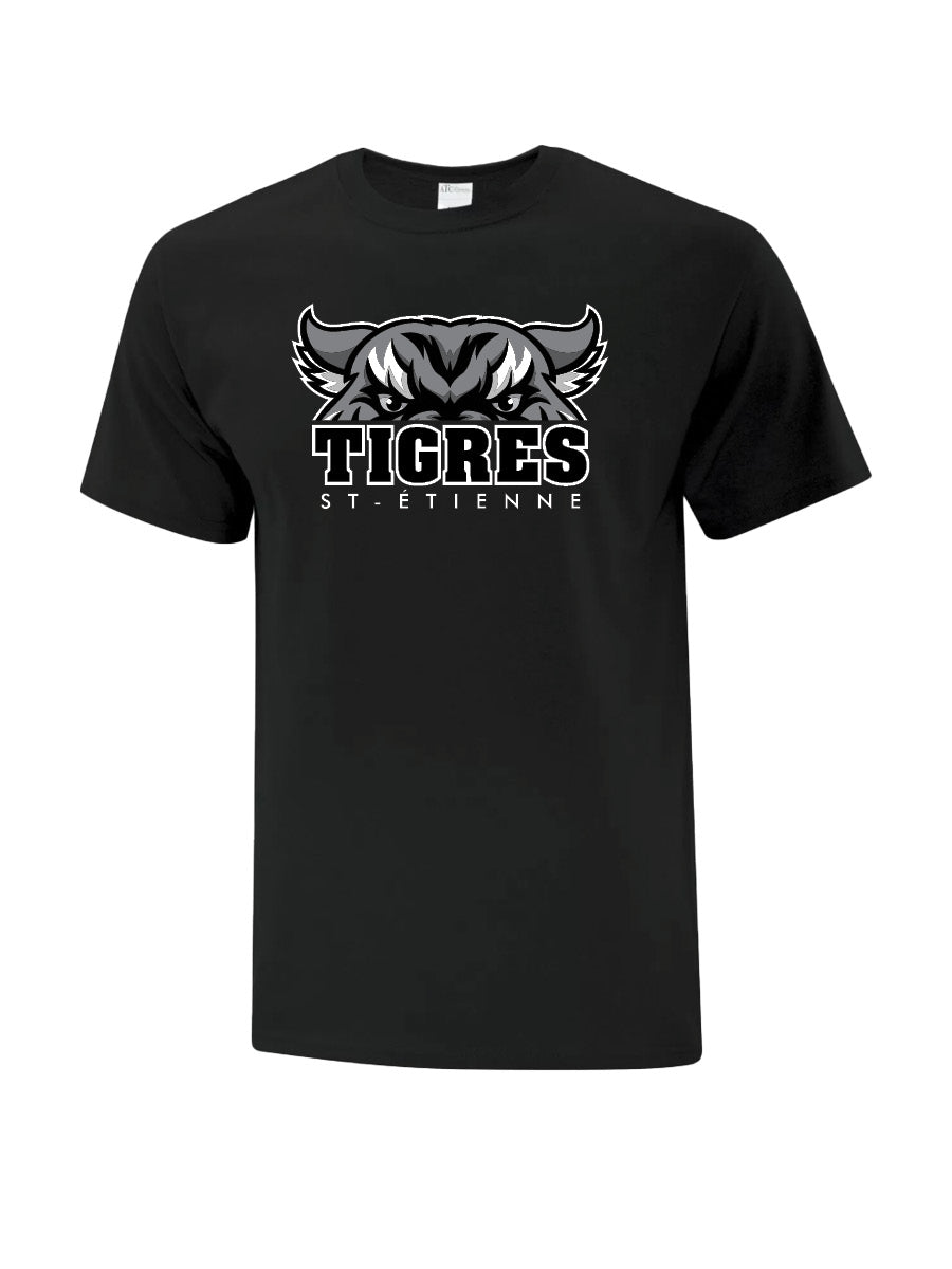 ST-ETIENNE - Cotton T-Shirt B&W - Printed Logo