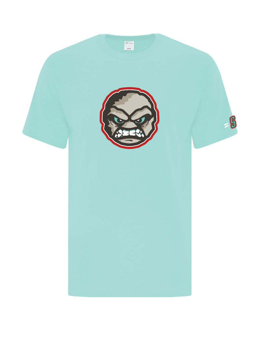 Rock Monster - Monster Face Unisex Cotton T-Shirt