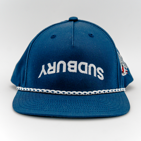 Wolves Upside Down Sudbury Navy Rope Hat