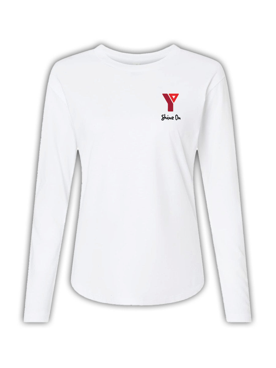 YMCA H&W - Ladies Long Sleeve - Printed Logo