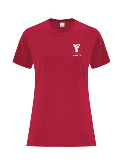 YMCA H&W - Ladies Cotton T-Shirt