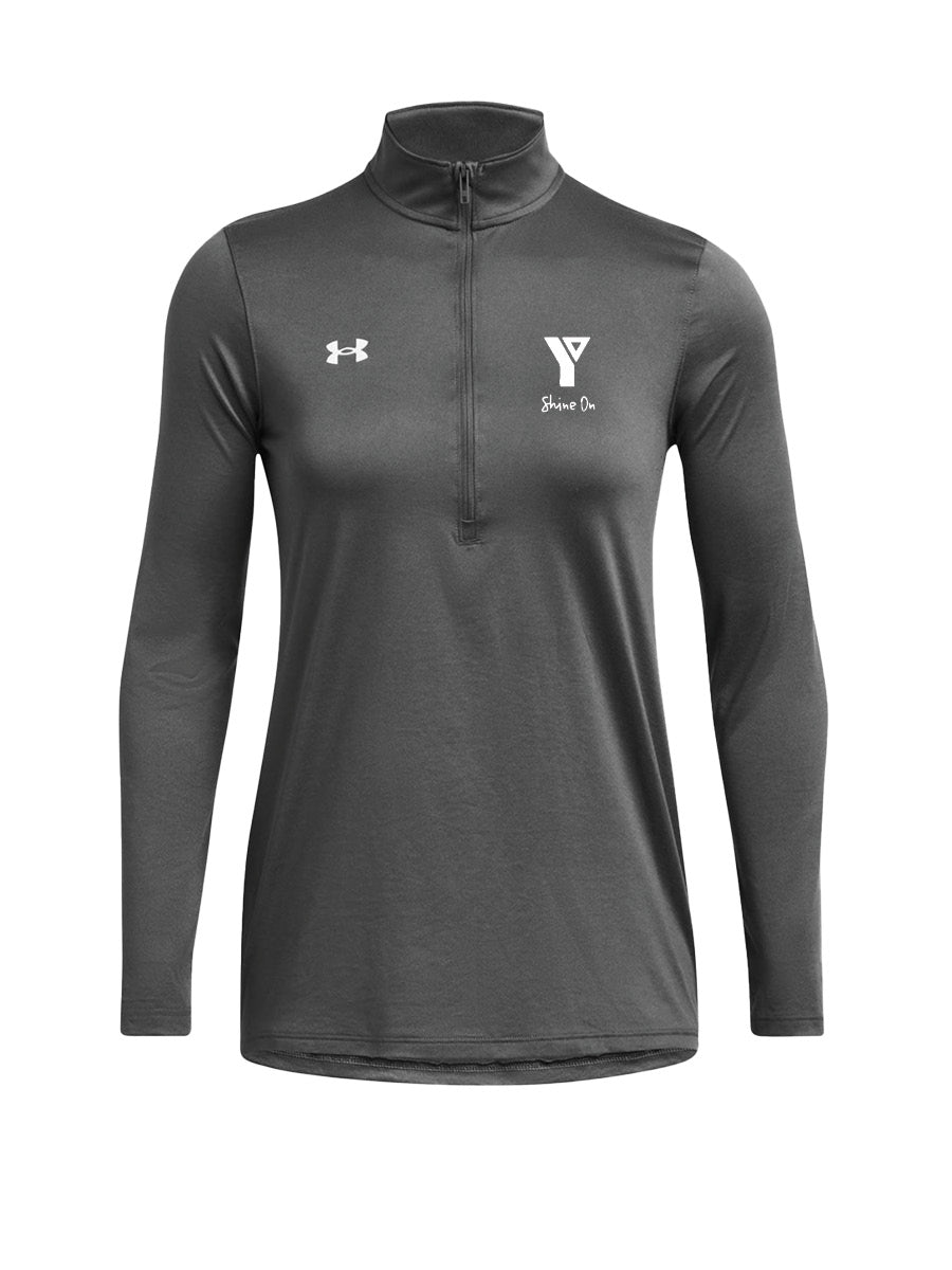 YMCA H&W - Ladies UA Quarter Zip - Embroidered Logo