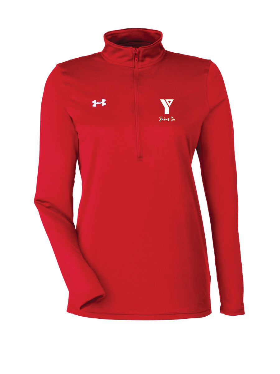 YMCA H&W - Ladies UA Quarter Zip - Embroidered Logo