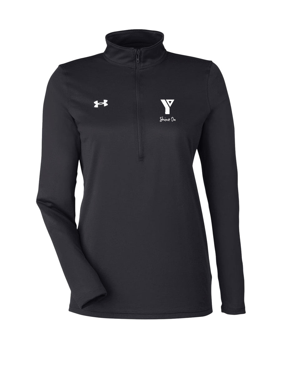 YMCA H&W - Ladies UA Quarter Zip - Embroidered Logo