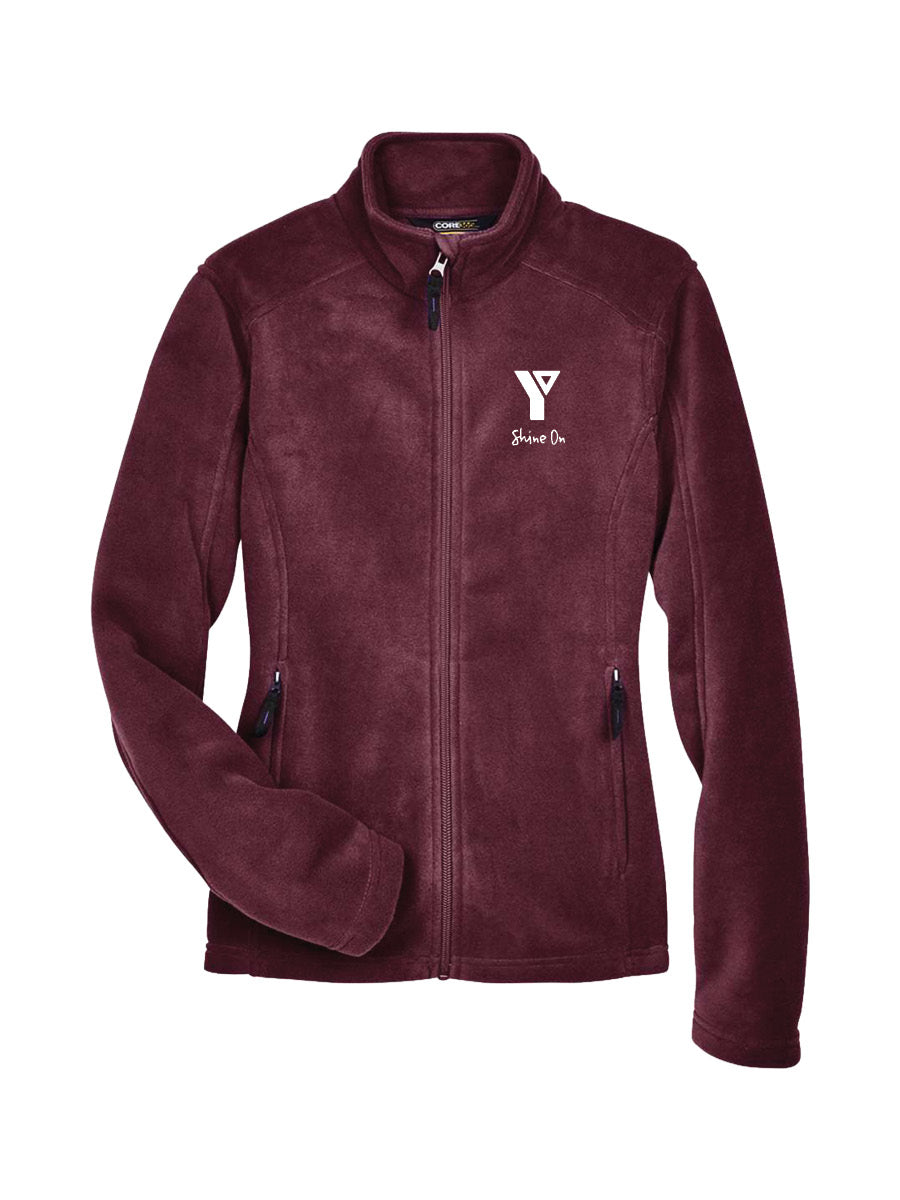 YMCA H&W - Ladies Fleece Jacket - Embroidered Logo