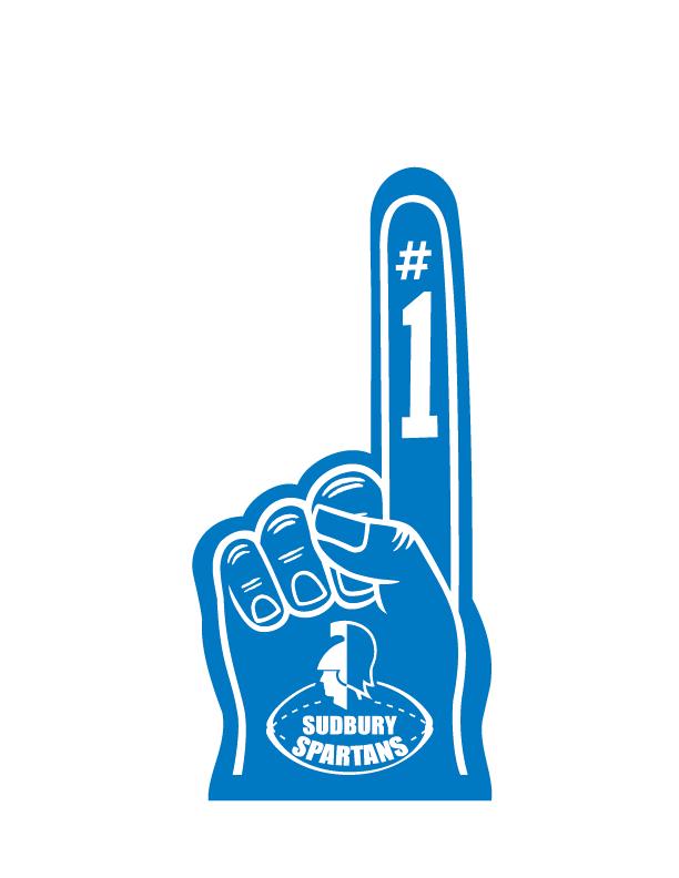 Spartans Foam Finger