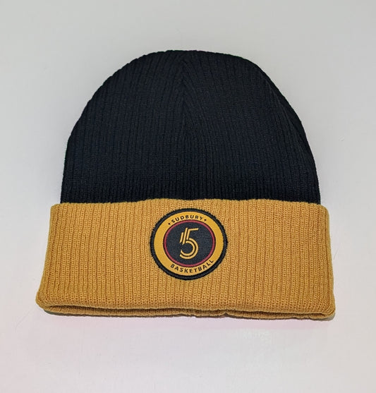 Five Youth Black Gold Toque